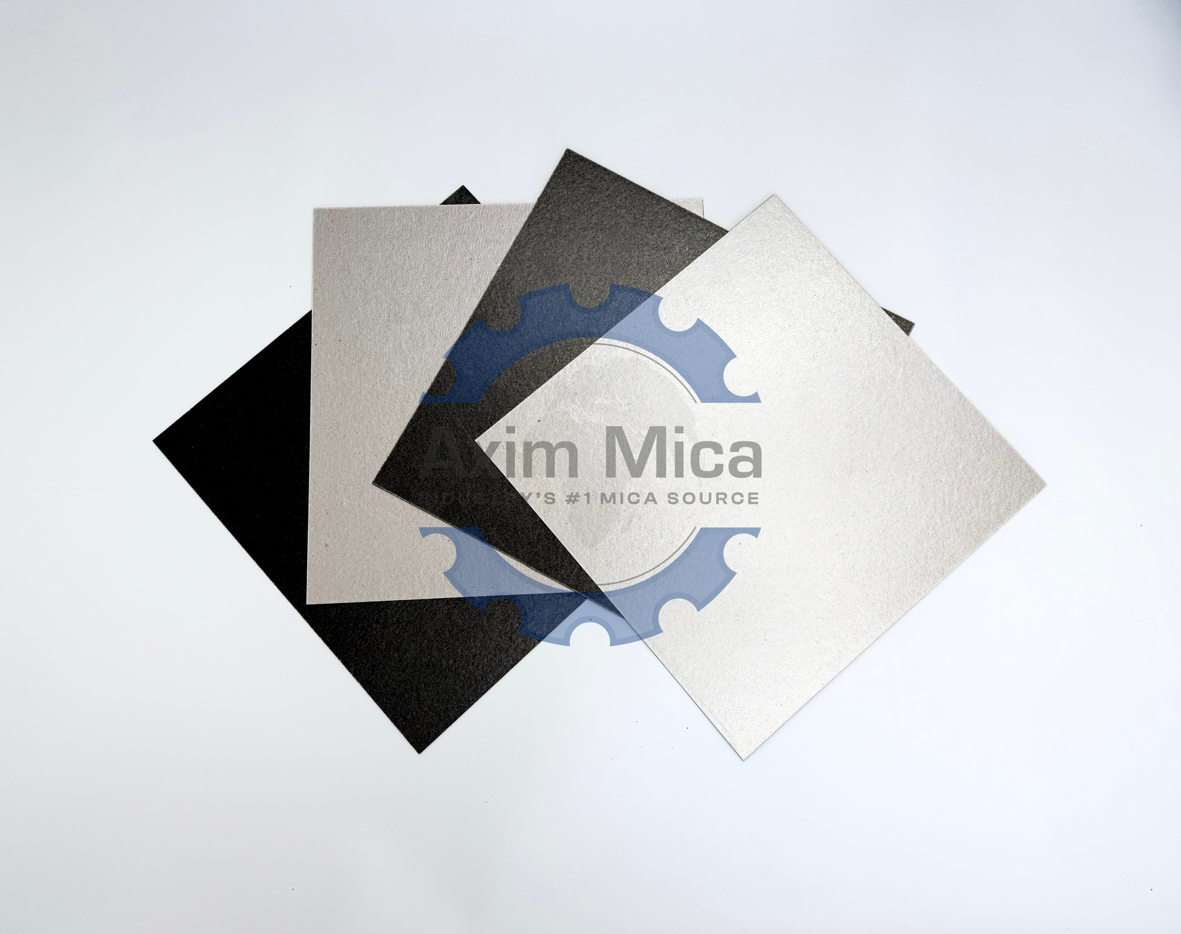 various mica sheets fanned out