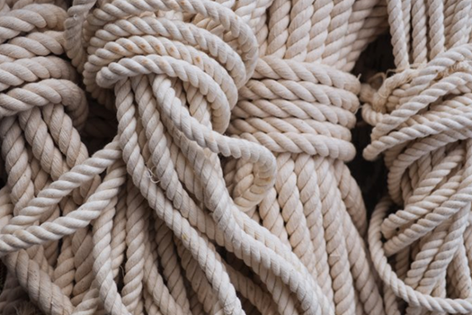 Ceramic fiber ropes and tapes for high-temperature insulation