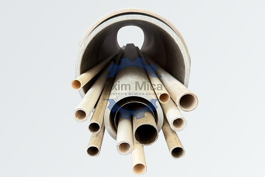 Custom convolute wound mica tubes manufactured in round, oval, square, and hexagonal shapes
