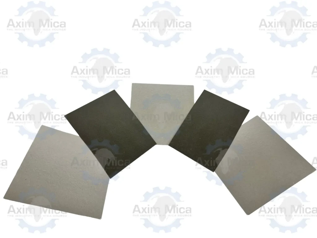 Mica sheets providing high dielectric strength for electronics and high-voltage circuits